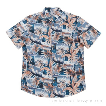 Men's Casual Cotton Shirts Holiday Wear